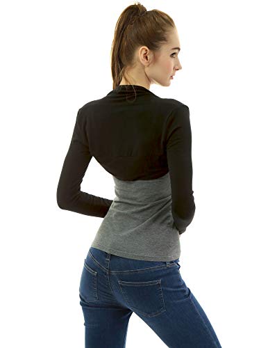 AmélieBoutik Women's Long Sleeve Open Front Cardigan Jacket
