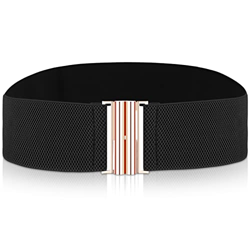 Vintage Cobee Elastic Waist Cinch Belt for Women with Buckle